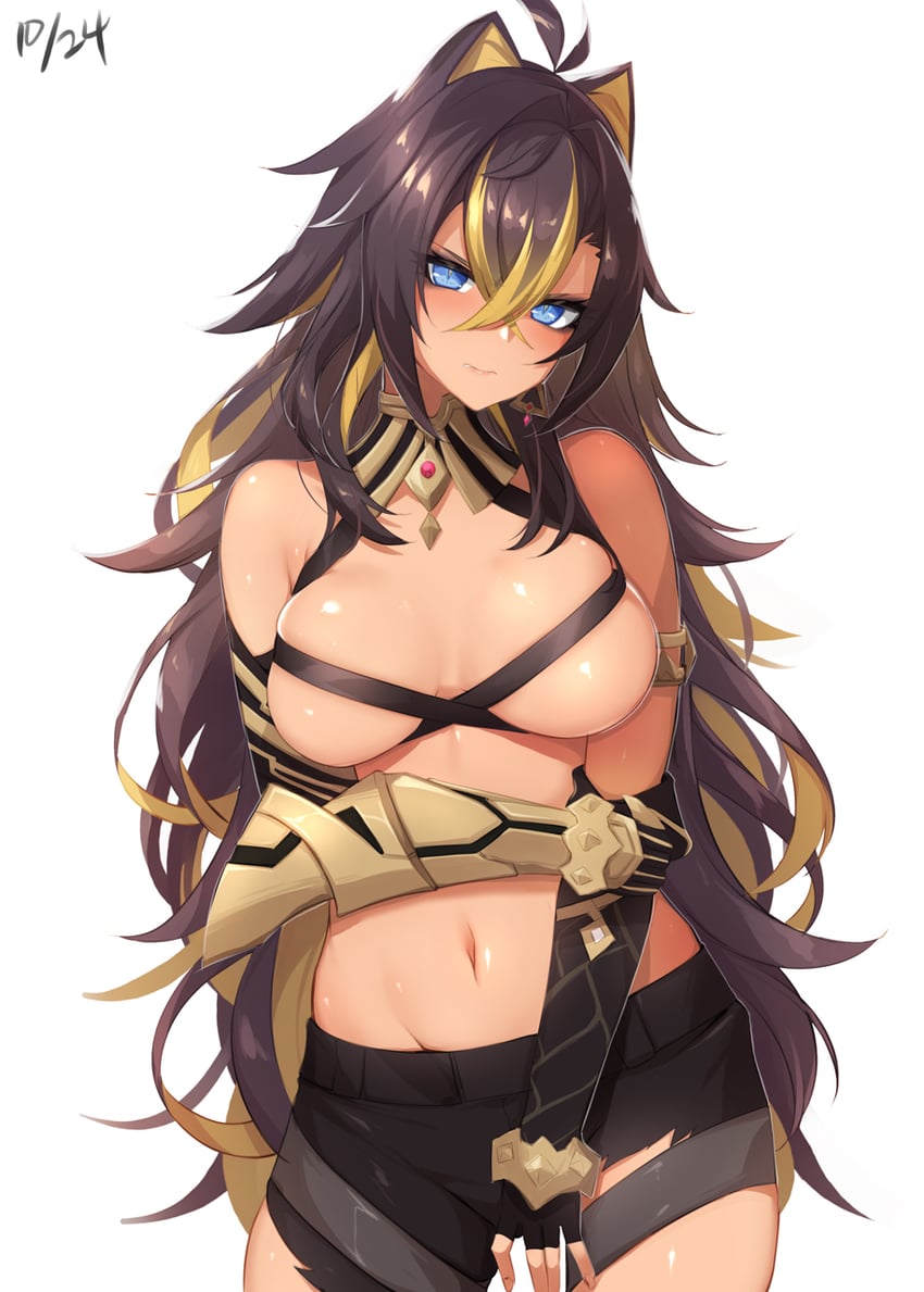 dehya (genshin impact) drawn by yu-ta