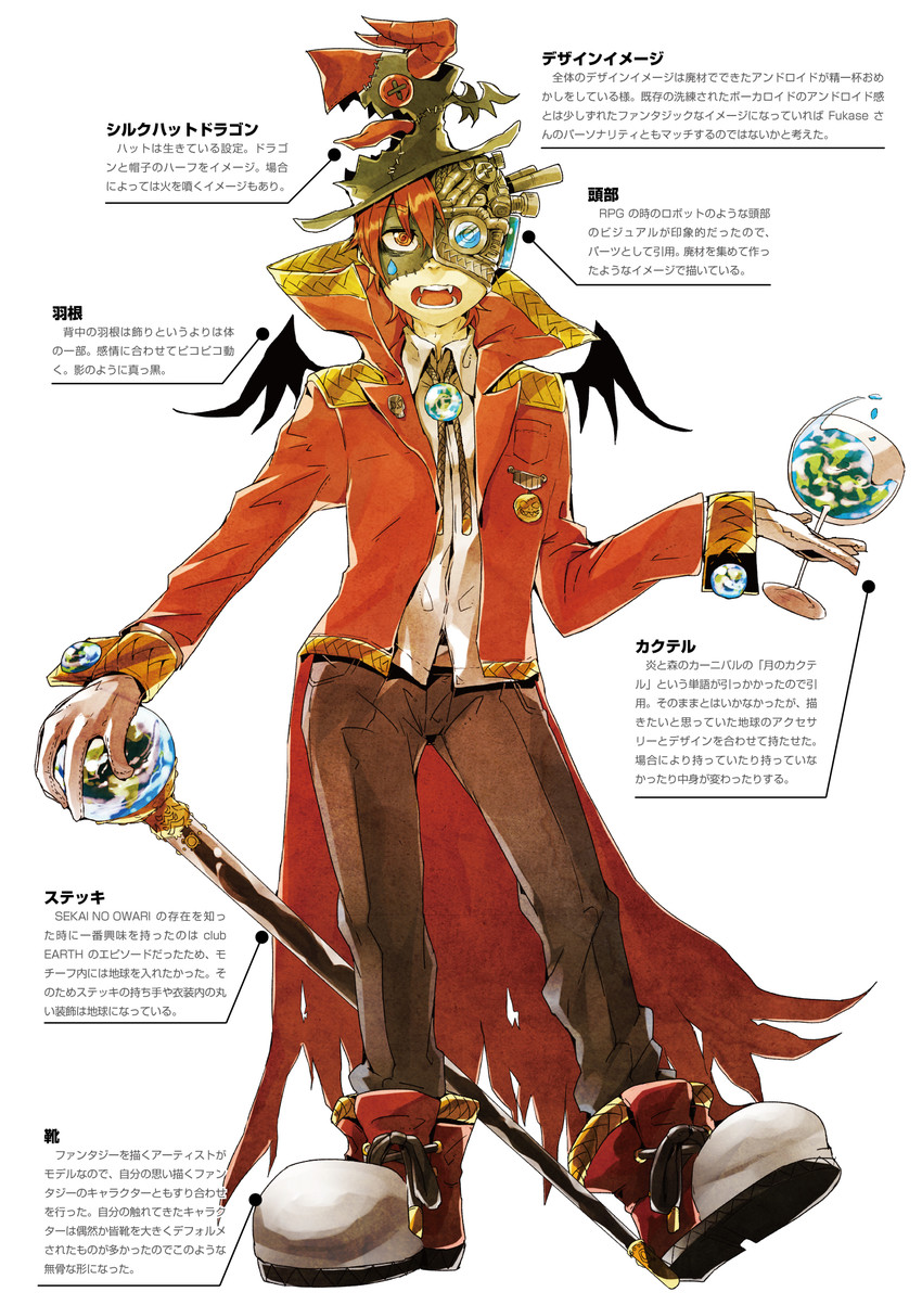 fukase (original and 1 more) drawn by amaneryuusei