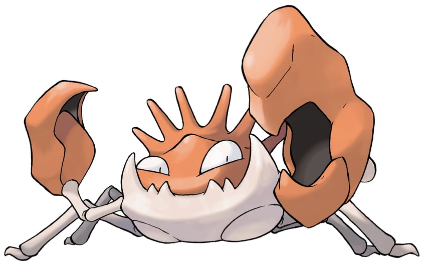 kingler (pokemon and 1 more) drawn by sugimori_ken