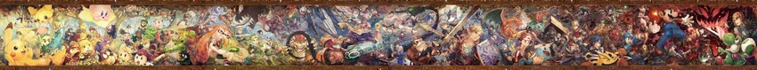 link, inkling player character, pikachu, princess zelda, cloud strife, and 78 more (pokemon and 48 more)