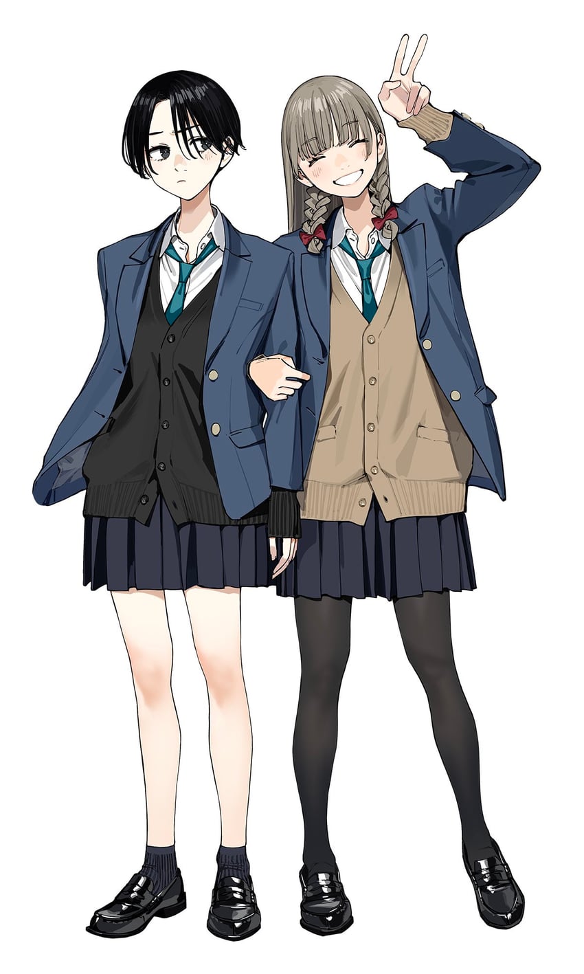 shirasaka hikari and matsushita ayami (imasara desu ga osananajimi wo suki ni natte shimaimashita) drawn by yomu_(sgt_epper)