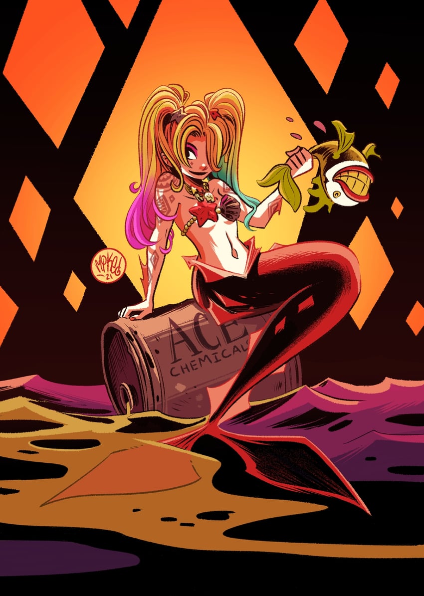 harley quinn (dc comics) drawn by mikemaihack