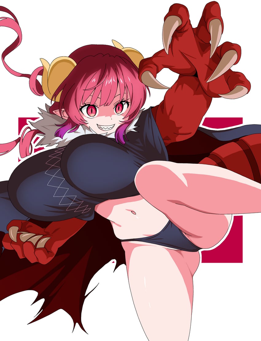 ilulu (kobayashi-san chi no maidragon) drawn by maorisu_henkyo_haku