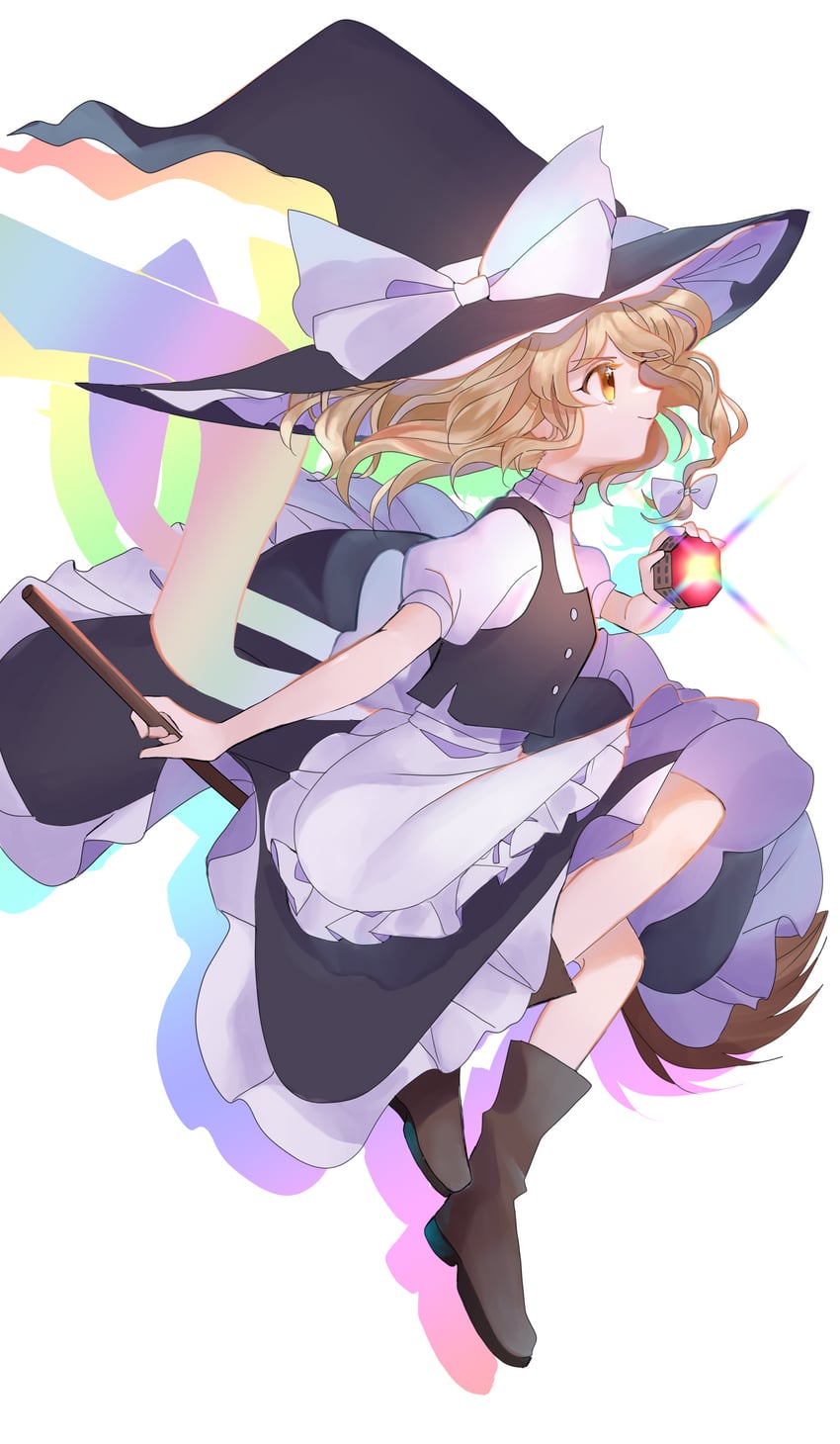 kirisame marisa (touhou and 1 more) drawn by omodaka_romu