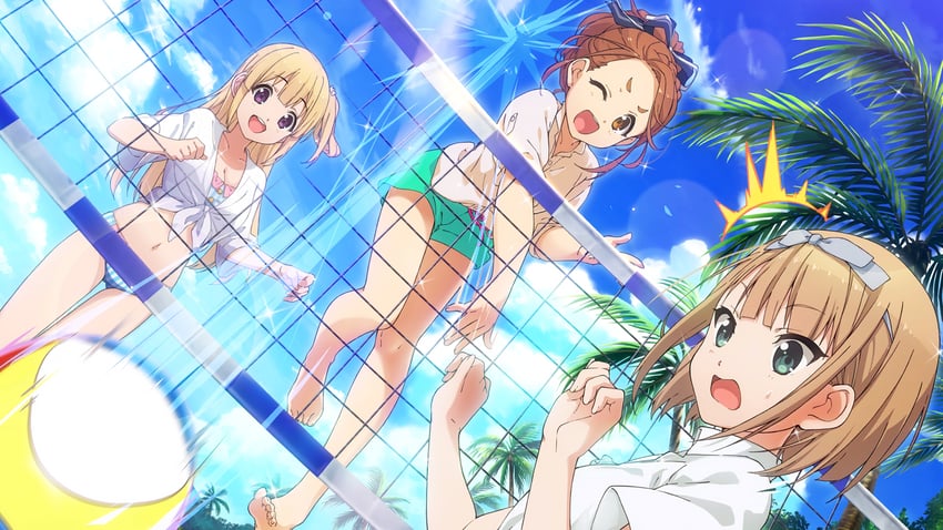 saito nicole, fujima sakura, and kono miyako (22/7 and 1 more)