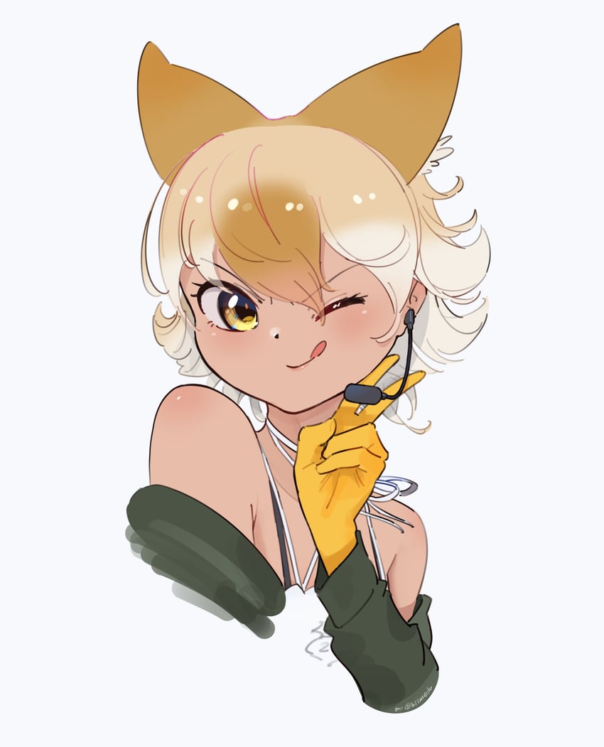 coyote (kemono friends and 1 more) drawn by beleven