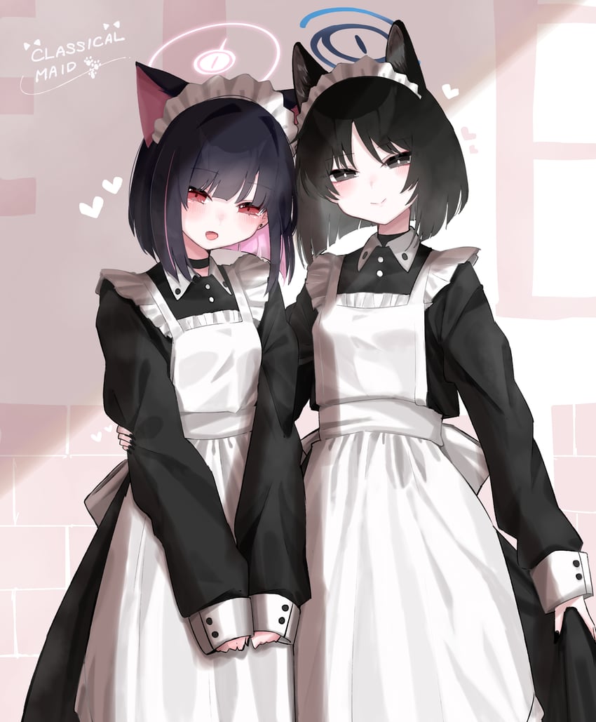 kazusa and kikyou (blue archive) drawn by negu_(pixiv_6519140)