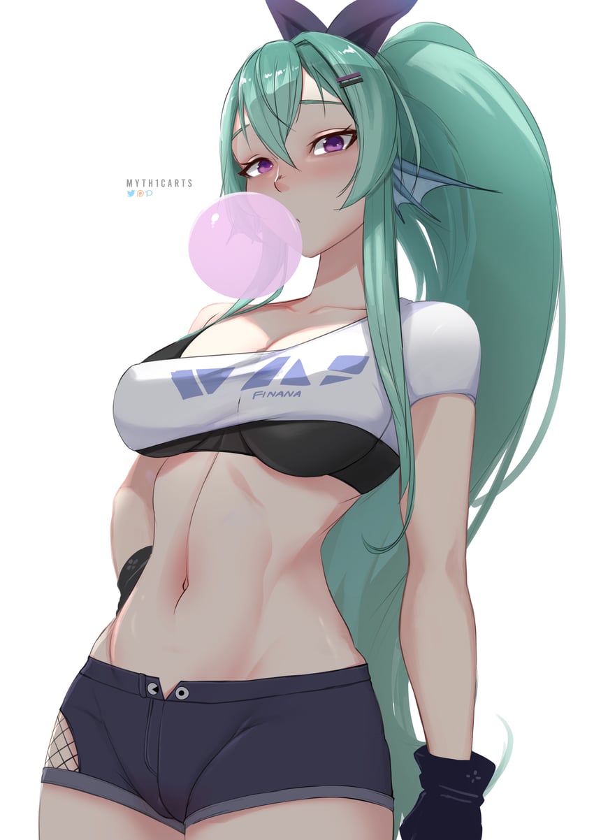 silver wolf and finana ryugu (honkai and 3 more) drawn by myth1carts