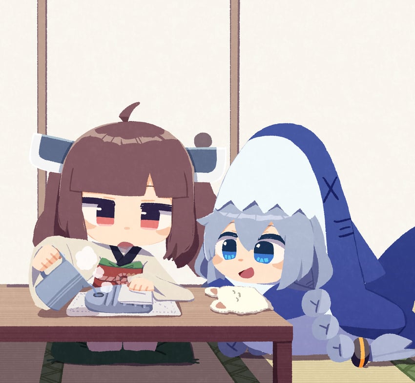 kizuna akari and touhoku kiritan (vocaloid and 1 more) drawn by konohoshi