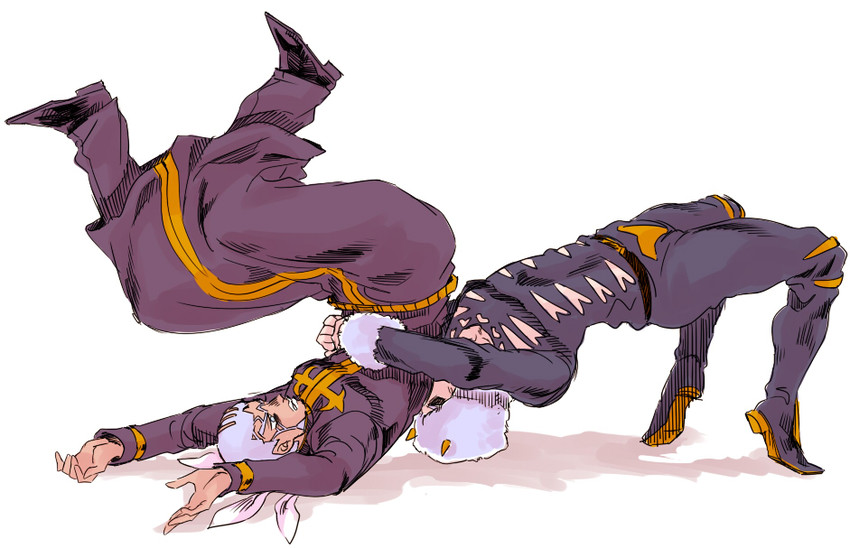 enrico pucci and weather report (jojo no kimyou na bouken and 1 more) drawn by nkraae