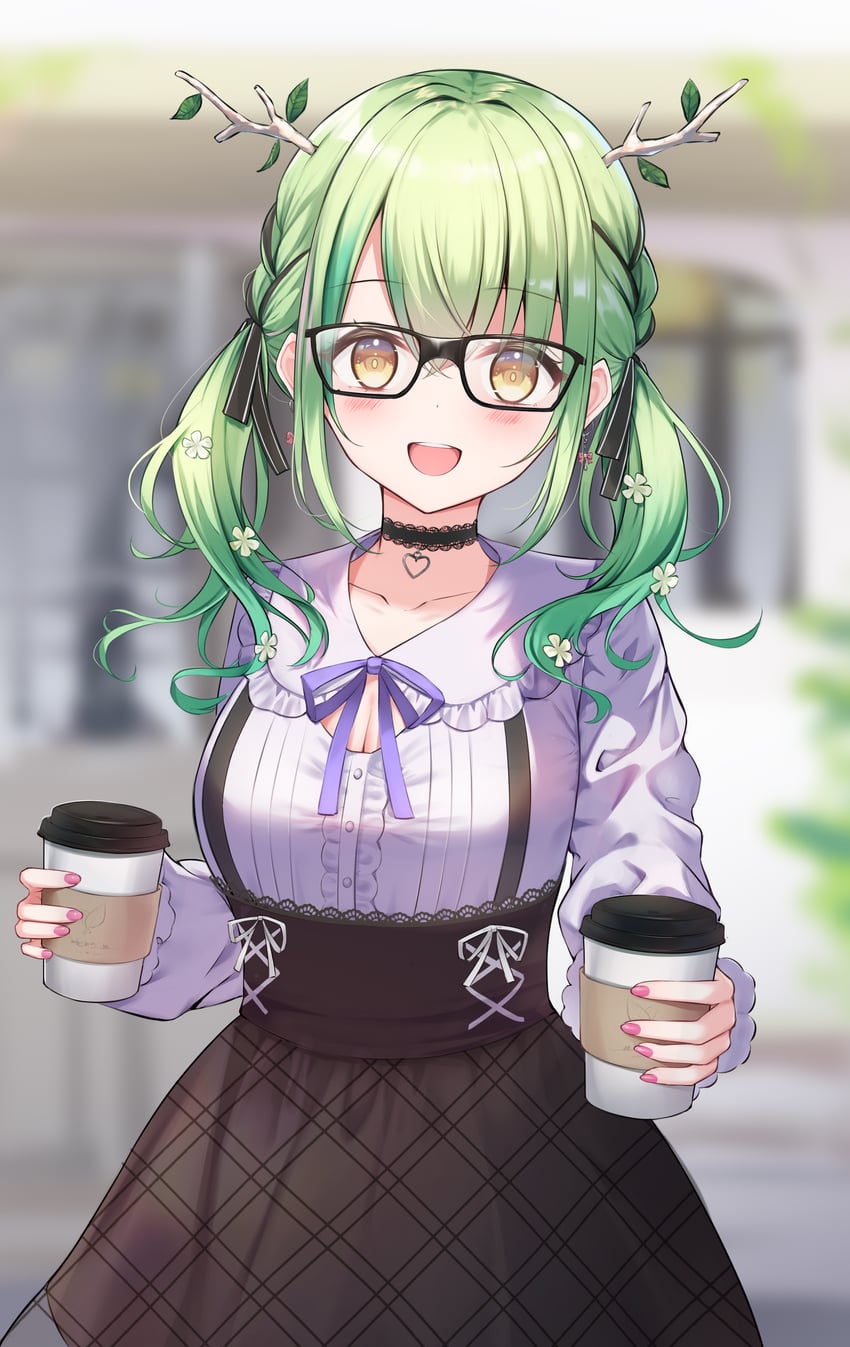 ceres fauna (hololive and 1 more) drawn by ustn_(usatan)