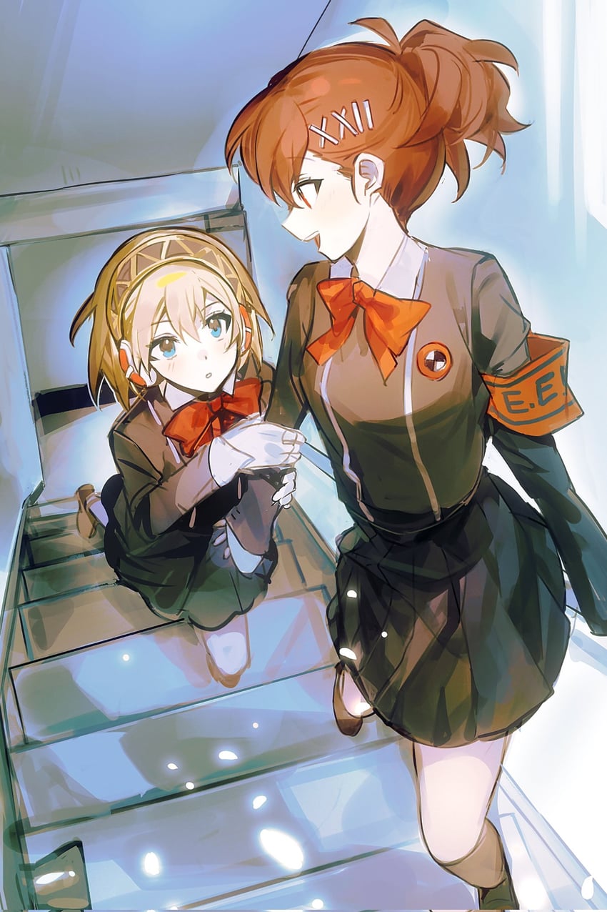 aigis and shiomi kotone (persona and 2 more) drawn by banshaomoji