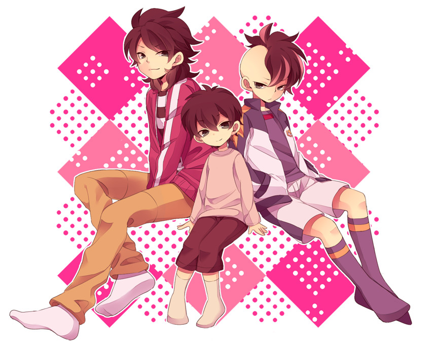 fudou akio (inazuma eleven go and 1 more) drawn by saku_anna