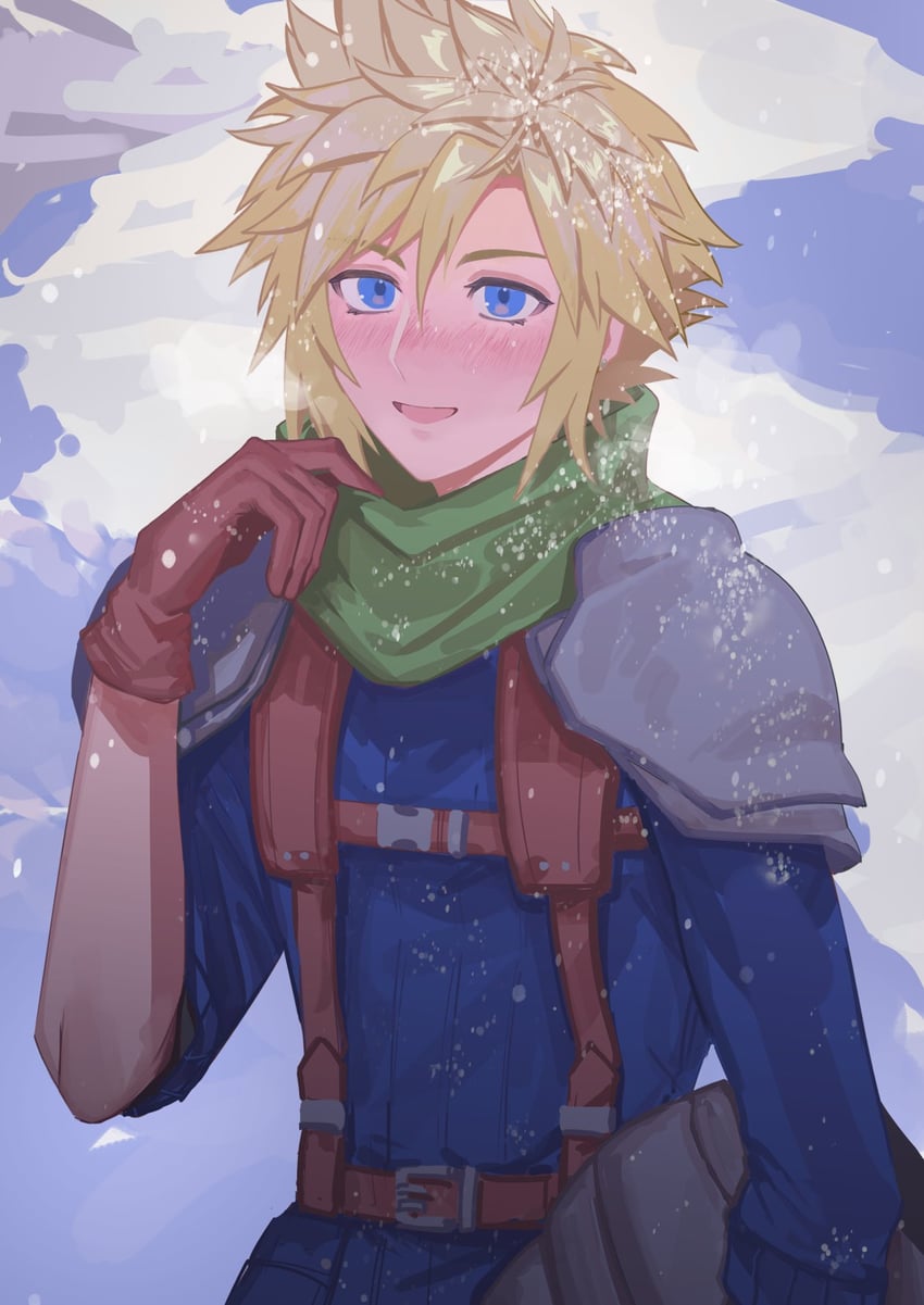 cloud strife (final fantasy and 2 more) drawn by keiseki1