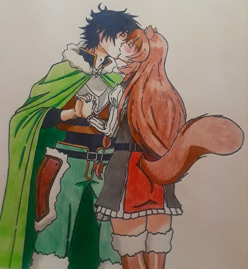 raphtalia and iwatani naofumi (tate no yuusha no nariagari) drawn by the_warden_(pixiv35516795)