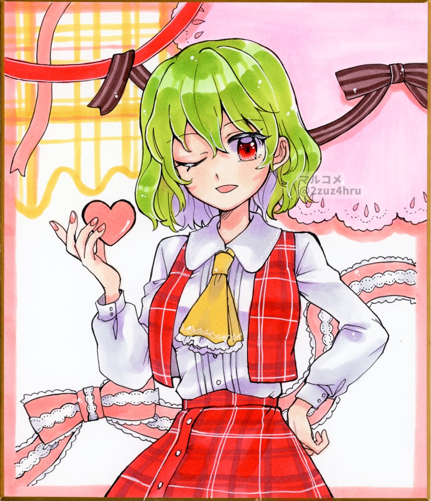 kazami yuuka (touhou) drawn by 2zuz4hru