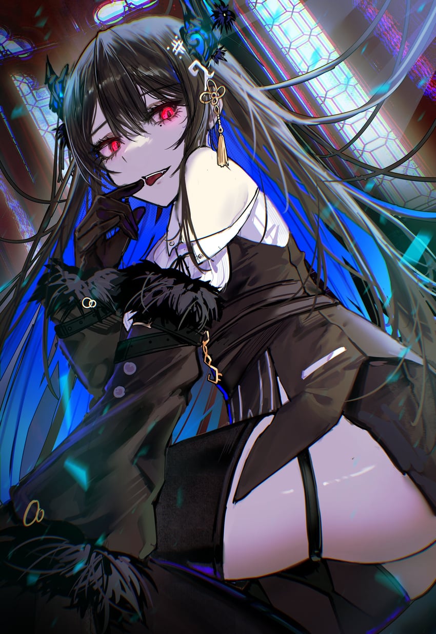 nerissa ravencroft (hololive and 1 more) drawn by phazer_(phaazerofficial)