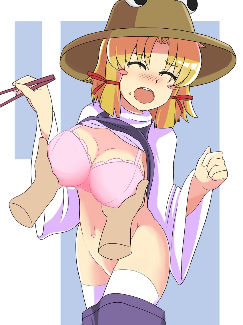 moriya suwako and kaibara elena (touhou and 1 more) drawn by gomimaro