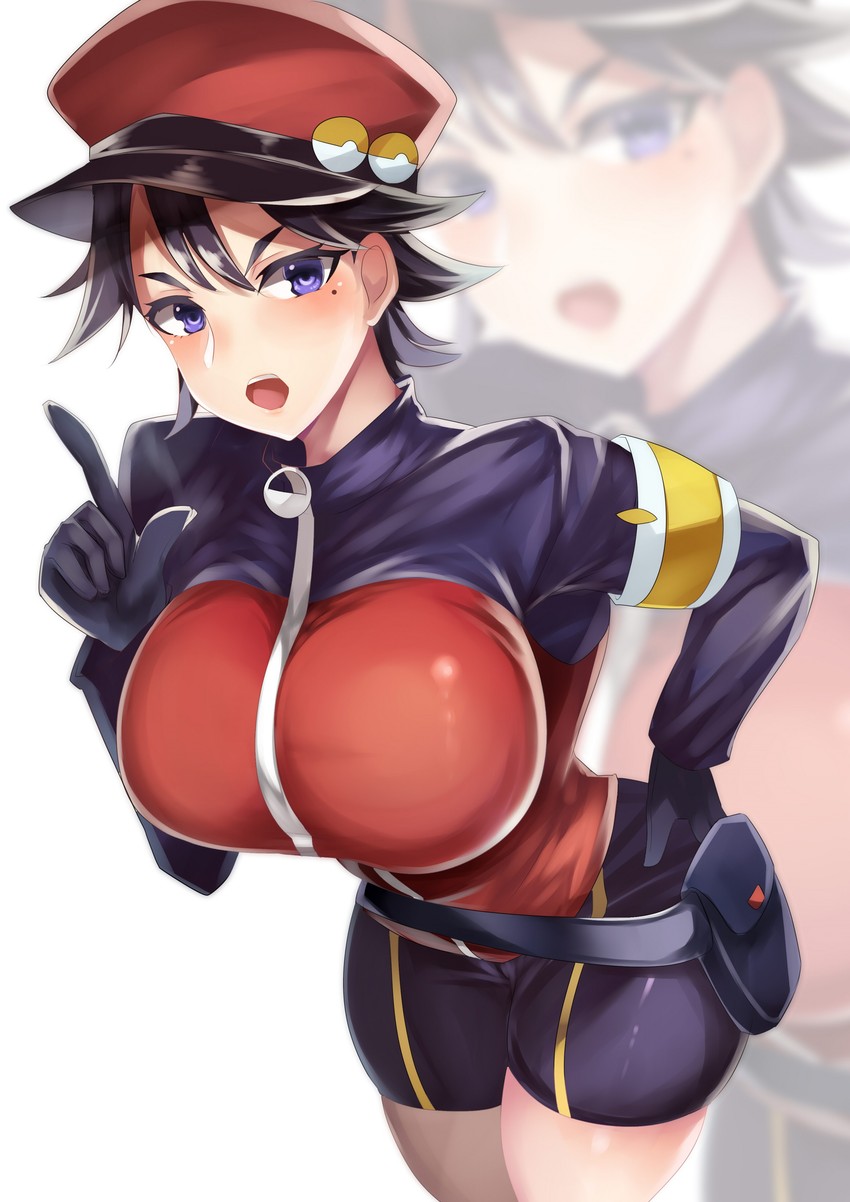pokemon ranger (pokemon and 1 more) drawn by tiamat_(momokuri_mannen)