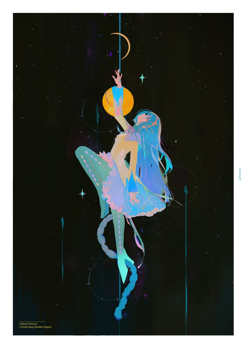 akemi homura (mahou shoujo madoka magica and 1 more) drawn by dio_knarf