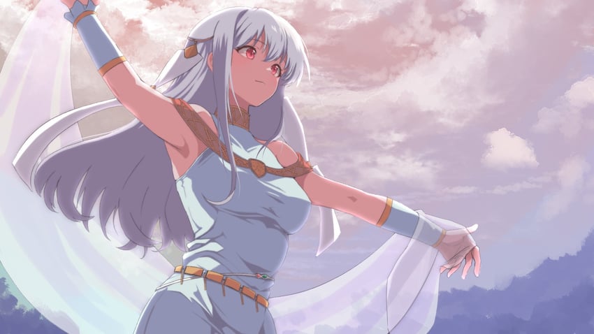 ninian (fire emblem and 1 more) drawn by ahonoko