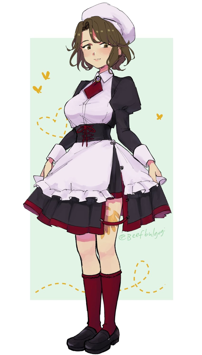 shannon (umineko no naku koro ni) drawn by tofucakes