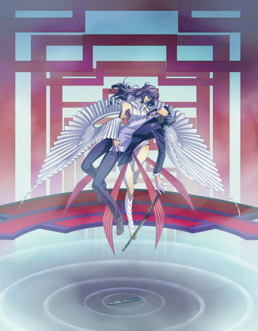narukami yu and izanami (persona and 1 more) drawn by eeteru