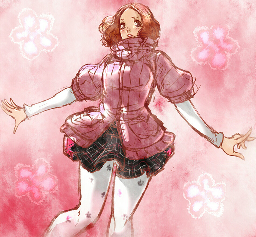 okumura haru (persona and 1 more) drawn by sirokuromono