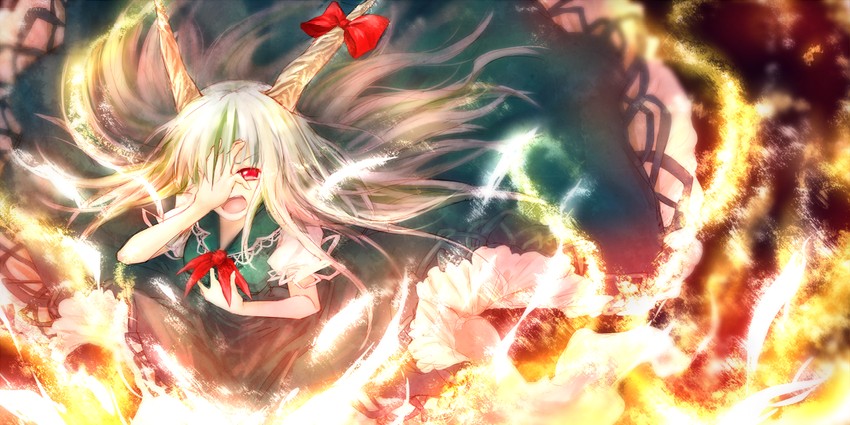 kamishirasawa keine and ex-keine (touhou) drawn by dqn_(dqnww)