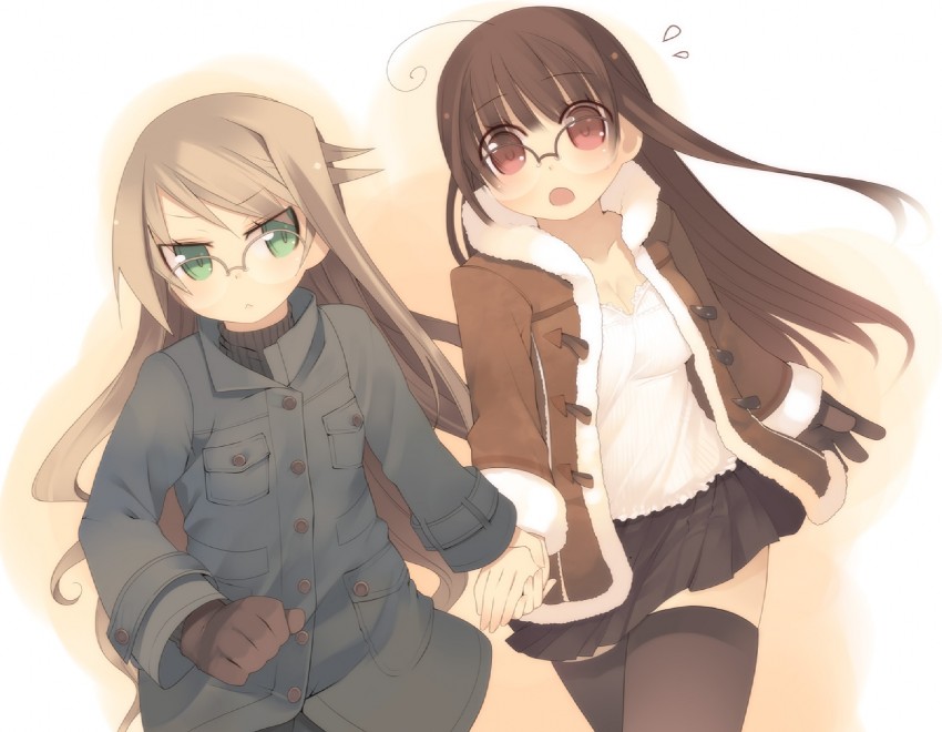 arima senne and arima senka (original) drawn by kashiwamochi_yomogi