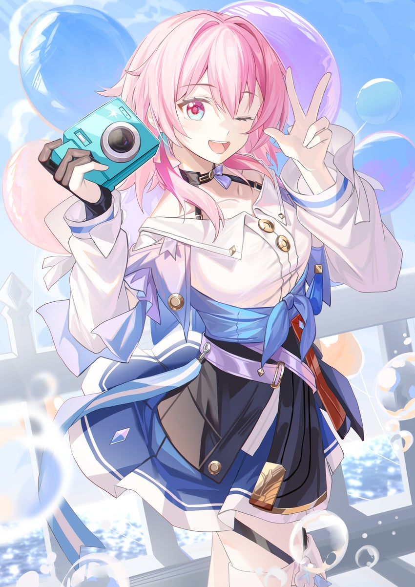 march 7th (honkai and 1 more) drawn by miyu10366