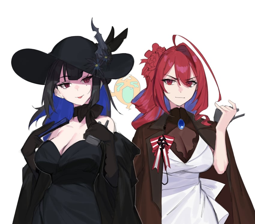 nerissa ravencroft, gigi murin, and elizabeth rose bloodflame (hololive and 1 more) drawn by dasdokter