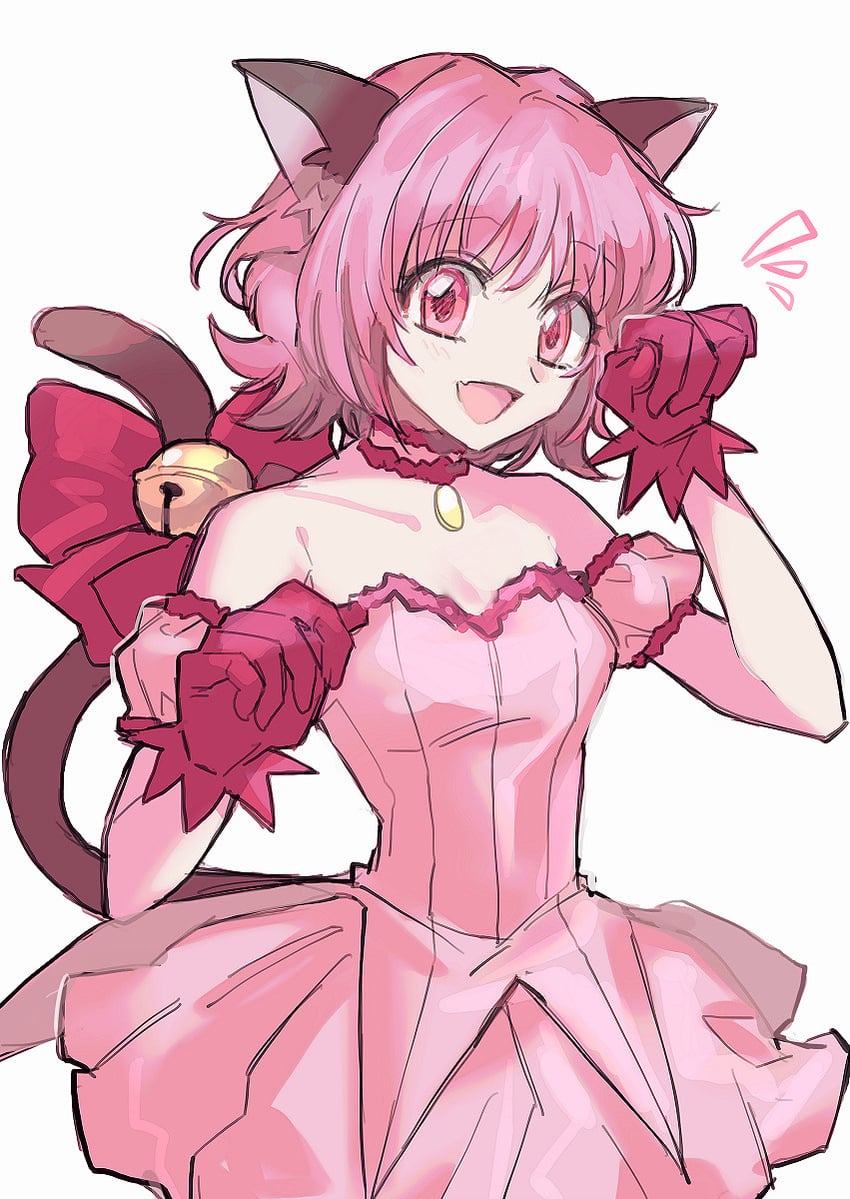 momomiya ichigo and mew ichigo (tokyo mew mew) drawn by nutinana