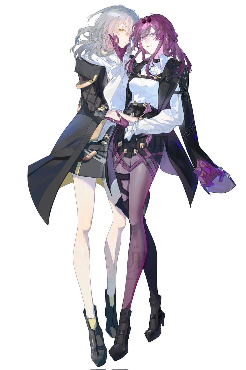 trailblazer, stelle, and kafka (honkai and 1 more) drawn by autrisan