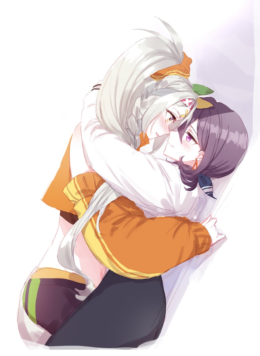 sonon elfie and tsurugi ryoka (umamusume) drawn by romi_(346_ura)