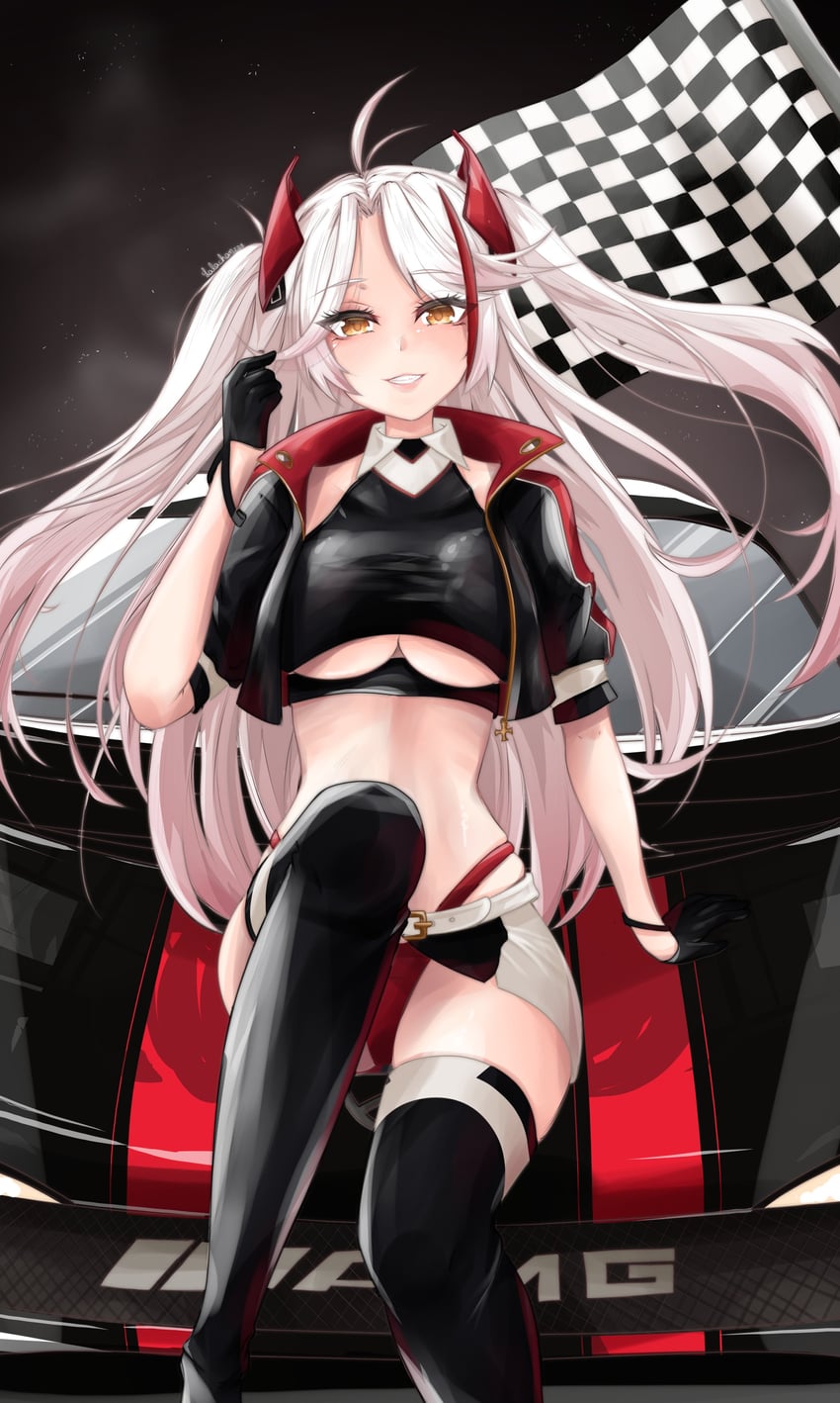 prinz eugen (azur lane) drawn by lalachan208