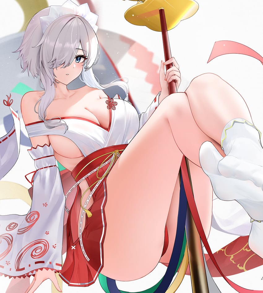 luna (azur lane and 2 more) drawn by qing_wu