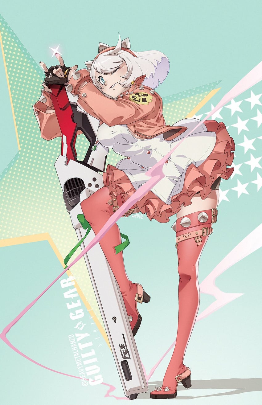 elphelt valentine (guilty gear and 1 more) drawn by metalhanzo