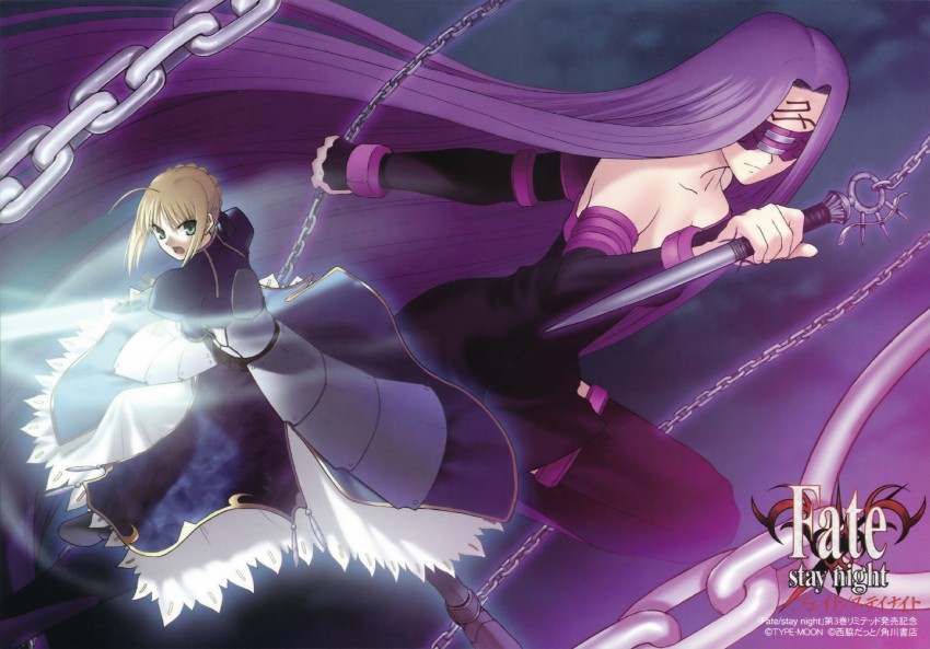 artoria pendragon, saber, and medusa (fate and 1 more) drawn by nishiwaki_dat