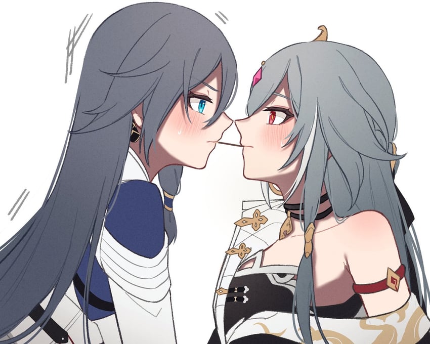 fu hua and herrscher of sentience (honkai and 1 more) drawn by yunomi_(yunomi_hs)