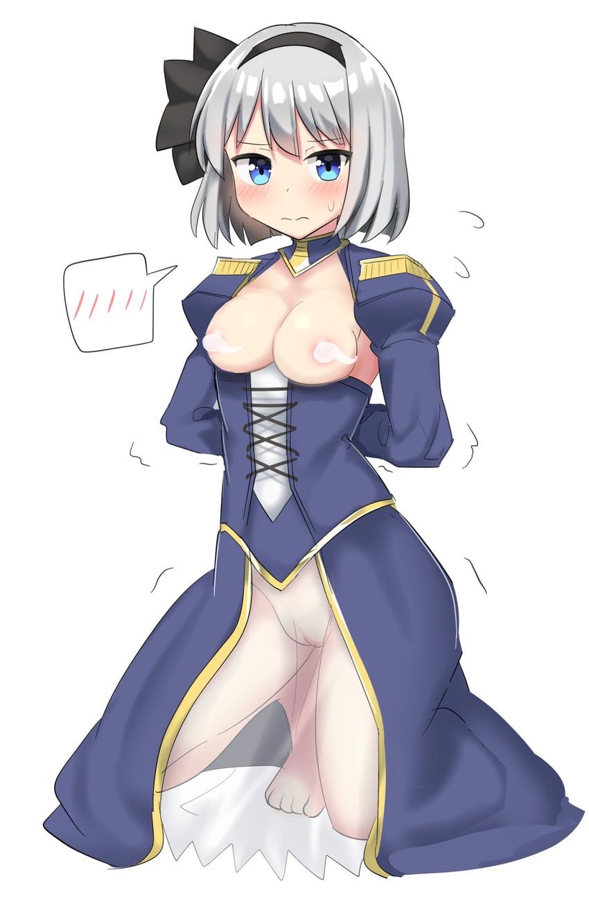 artoria pendragon, konpaku youmu, and saber (touhou and 1 more) drawn by youyume-kun