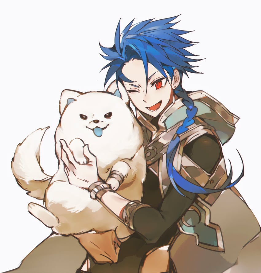 cu chulainn and setanta (fate and 1 more) drawn by tie_fei_wu_mang_dashuai