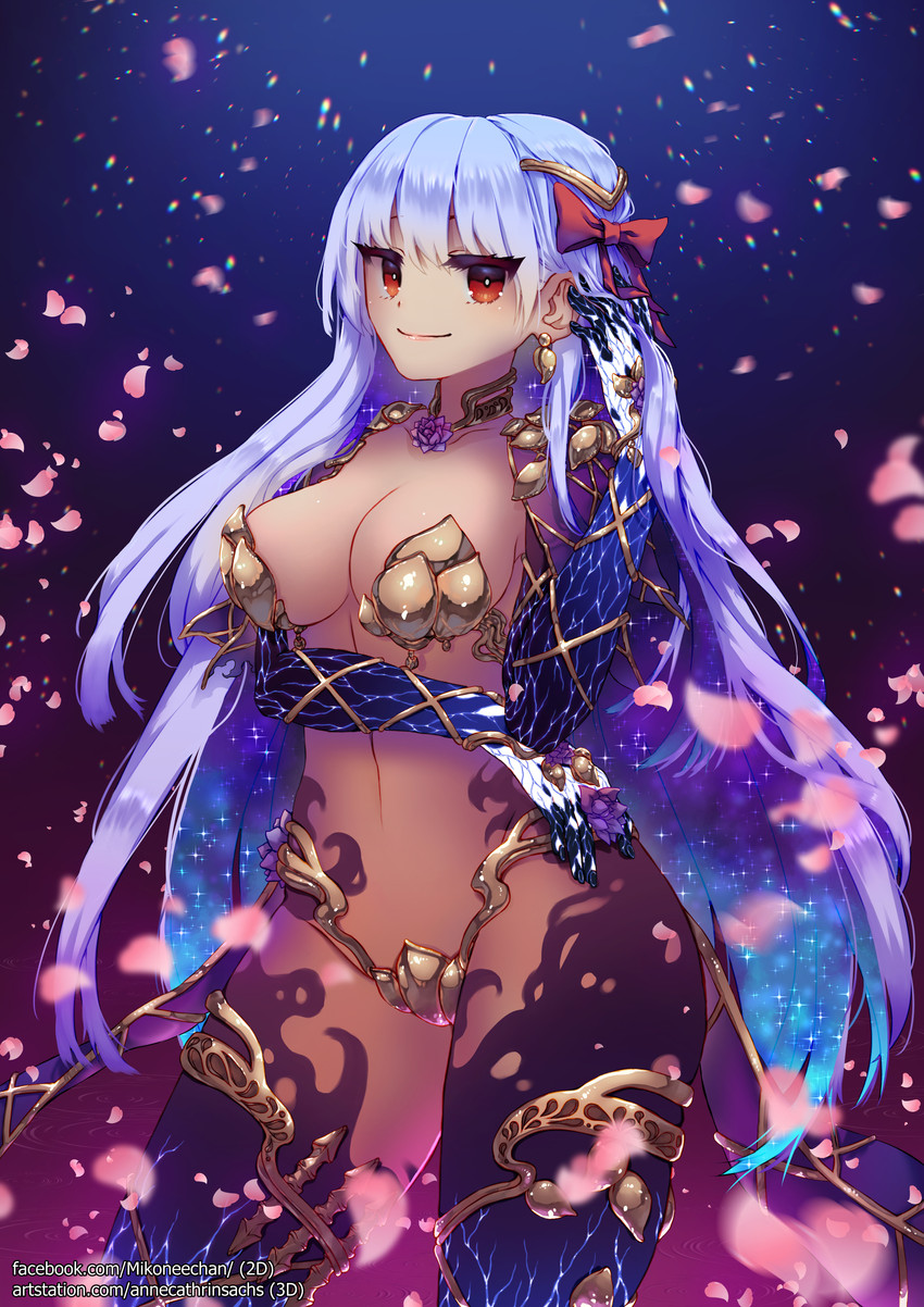 kama (fate and 1 more) drawn by mikonee-chan