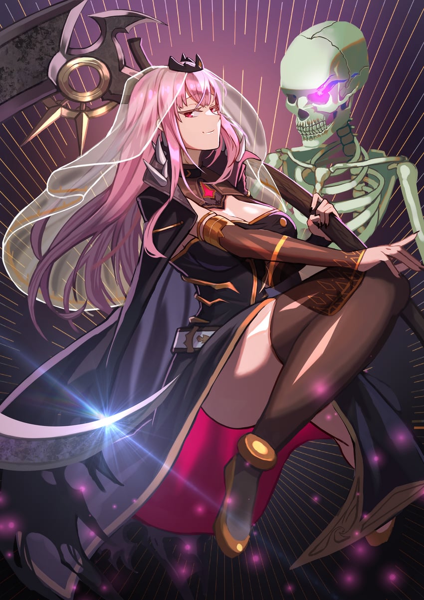 mori calliope (hololive and 1 more) drawn by siorudo_origin
