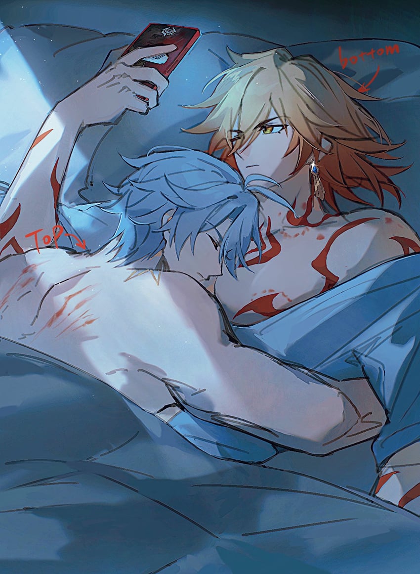 phainon and mydei (honkai and 1 more) drawn by osamu18568716