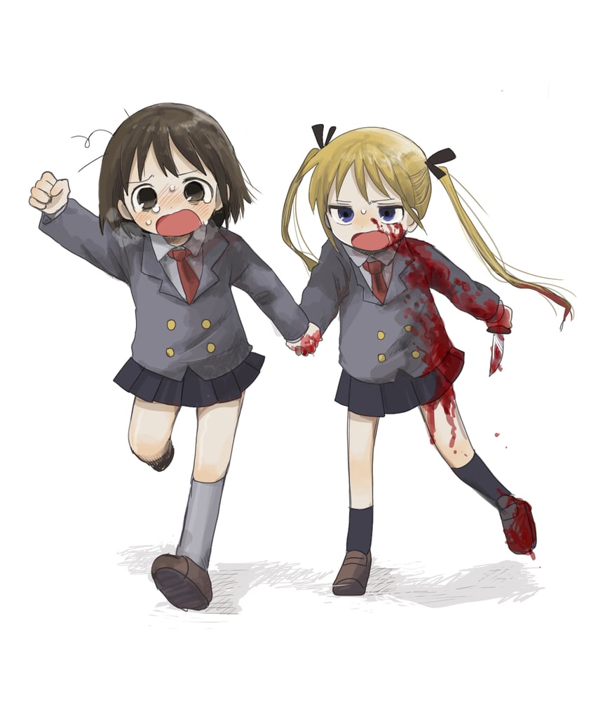 sonya and oribe yasuna (kill me baby) drawn by yasashii_naizou
