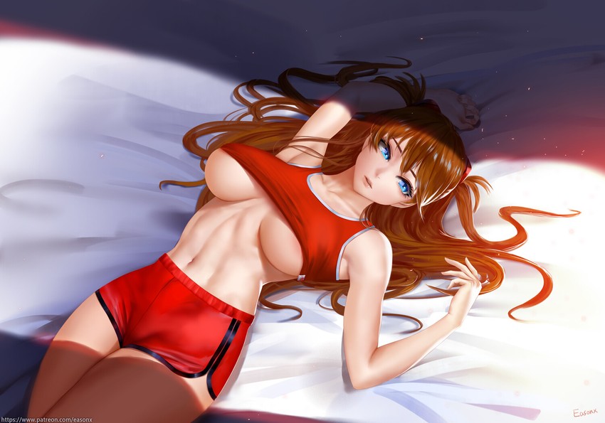 souryuu asuka langley (neon genesis evangelion) drawn by easonx