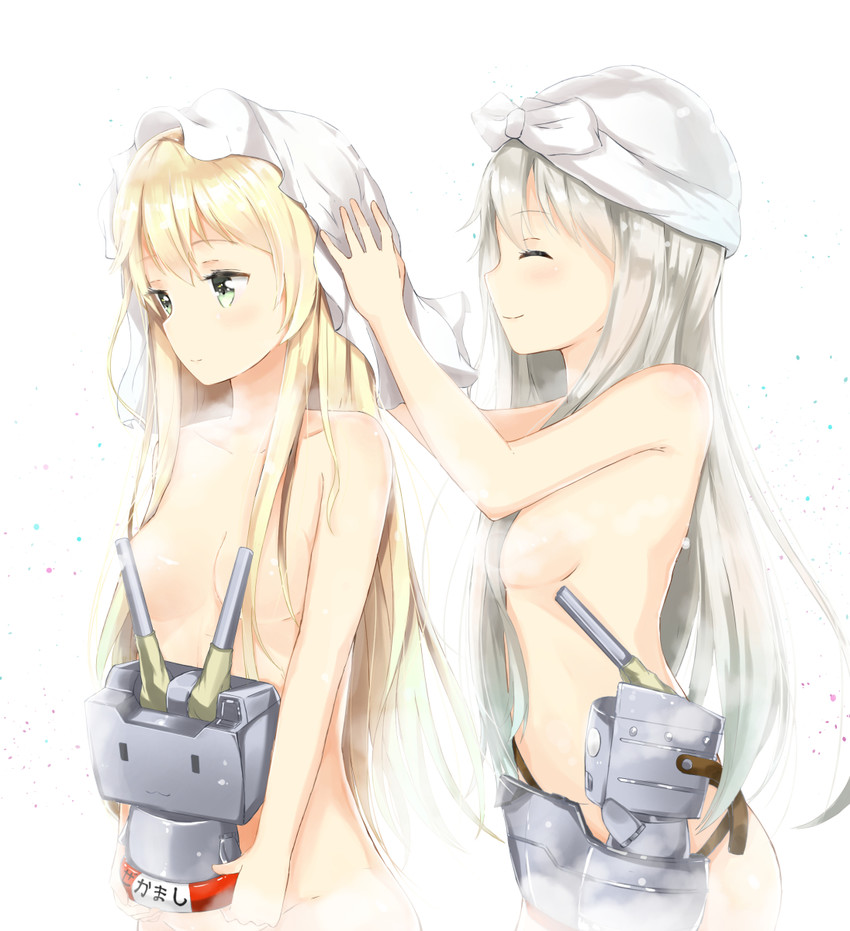 shimakaze, amatsukaze, rensouhou-chan, and rensouhou-kun (kantai collection) drawn by konka