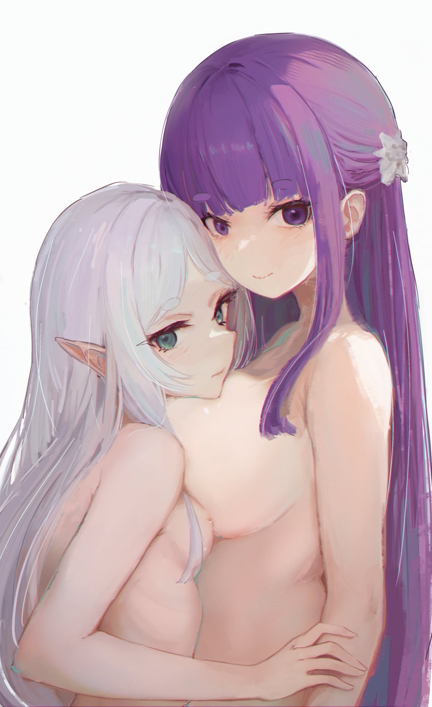 frieren and fern (sousou no frieren) drawn by koko_sasuwo
