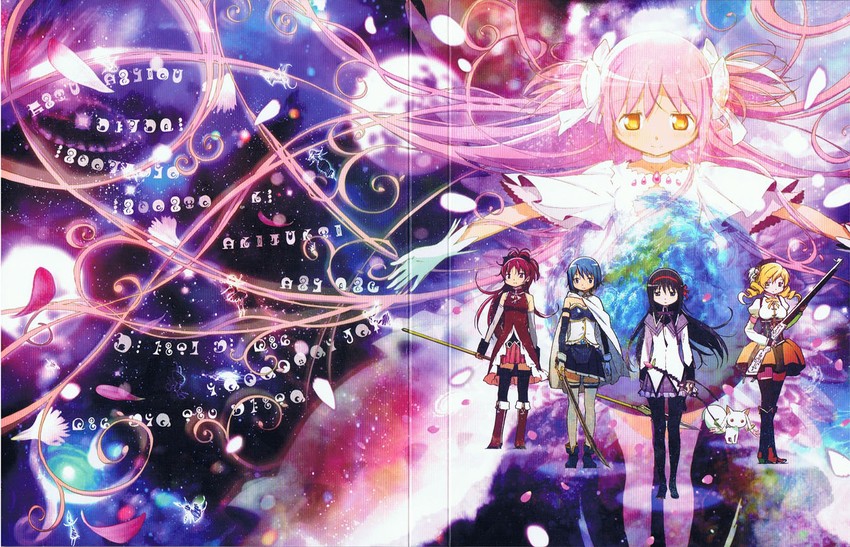 akemi homura, kaname madoka, miki sayaka, sakura kyoko, tomoe mami, and 2 more (mahou shoujo madoka magica)
